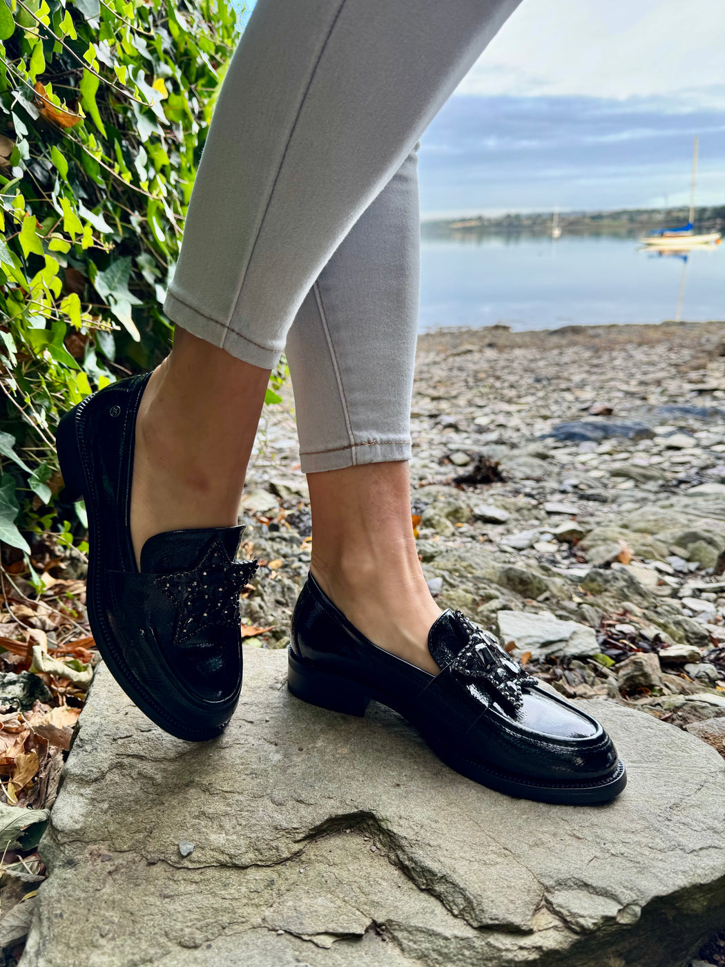 Afyon one ink star loafer