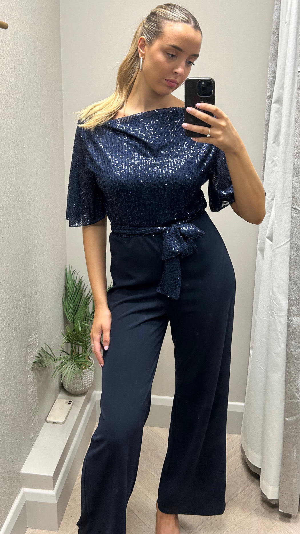 Navy Gracie jumpsuit