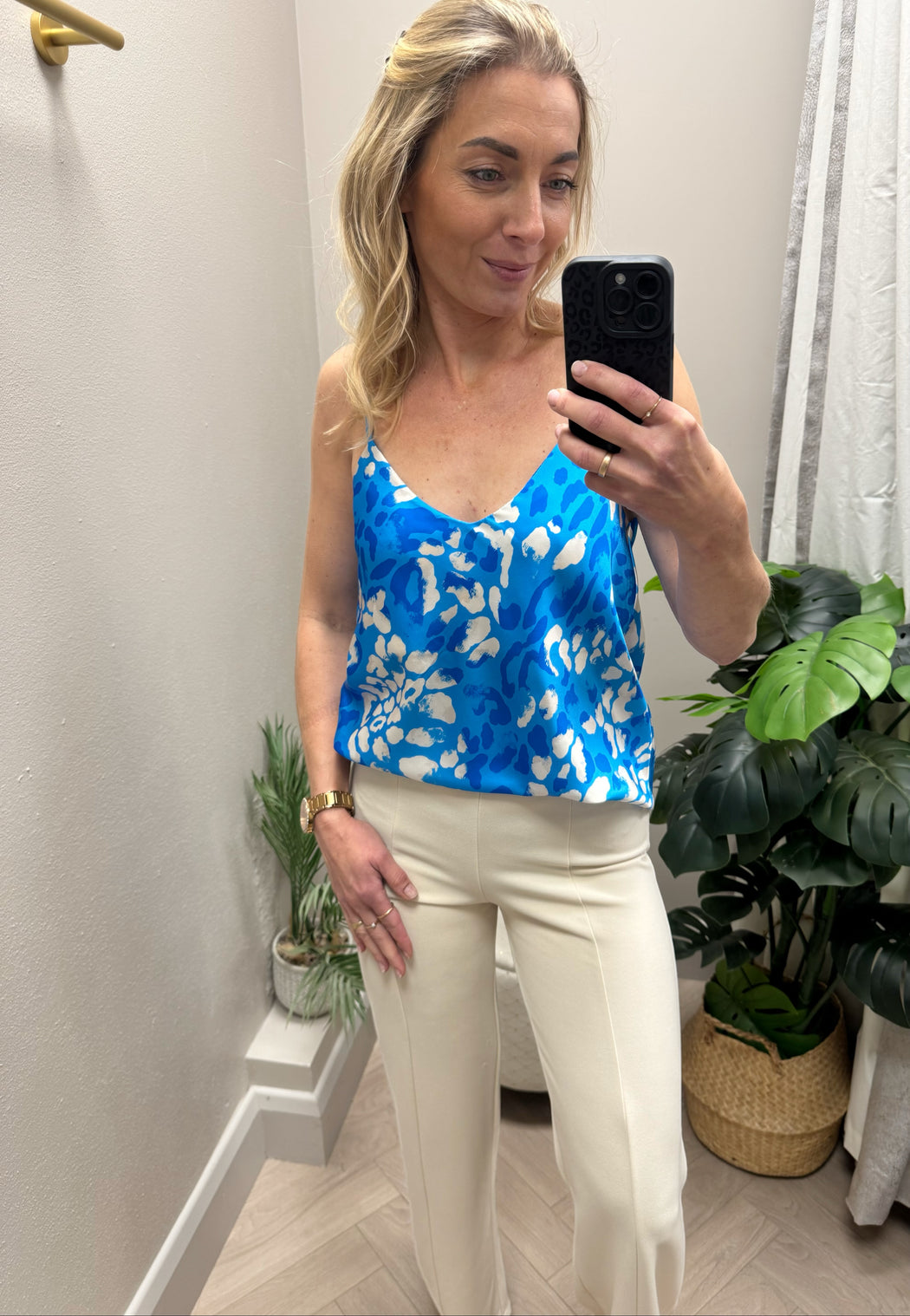Sidney blue cami top