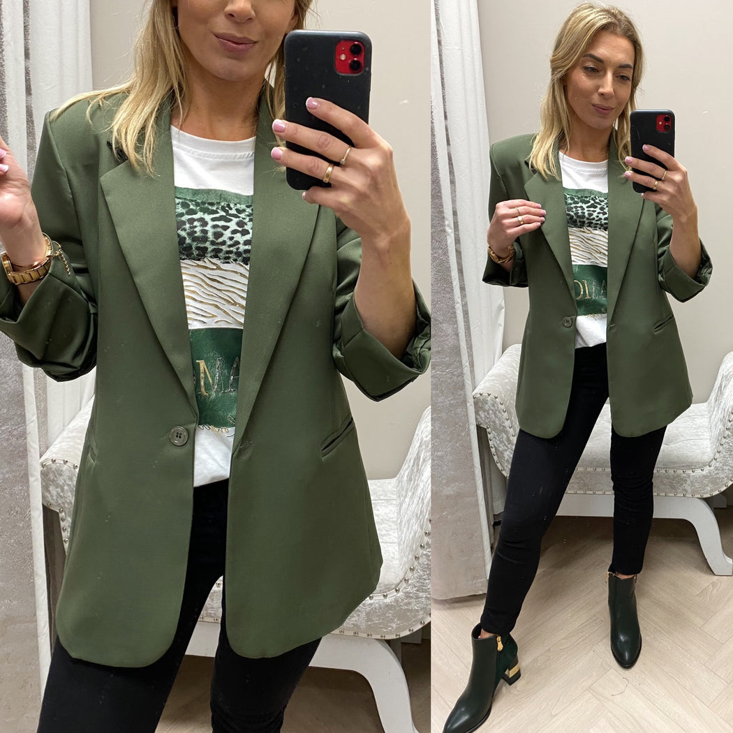 Khaki  Ellie blazer