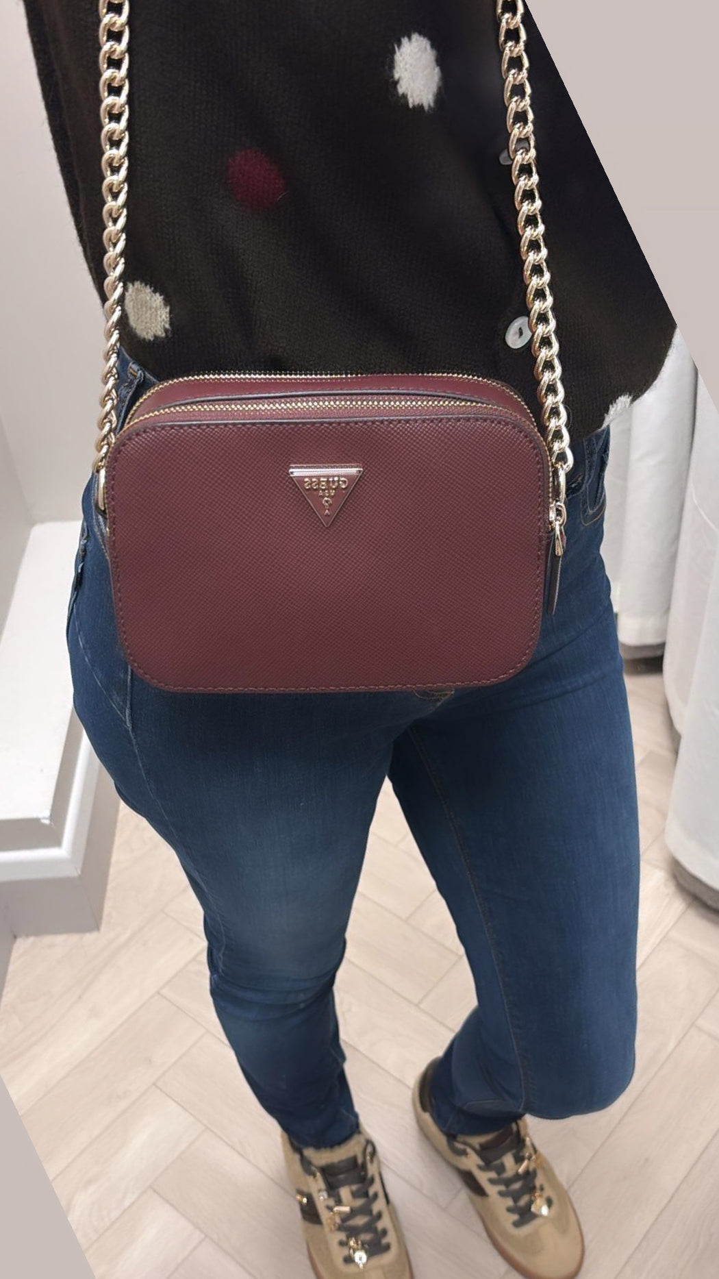 Guess Noelle burgundy bag zg967214