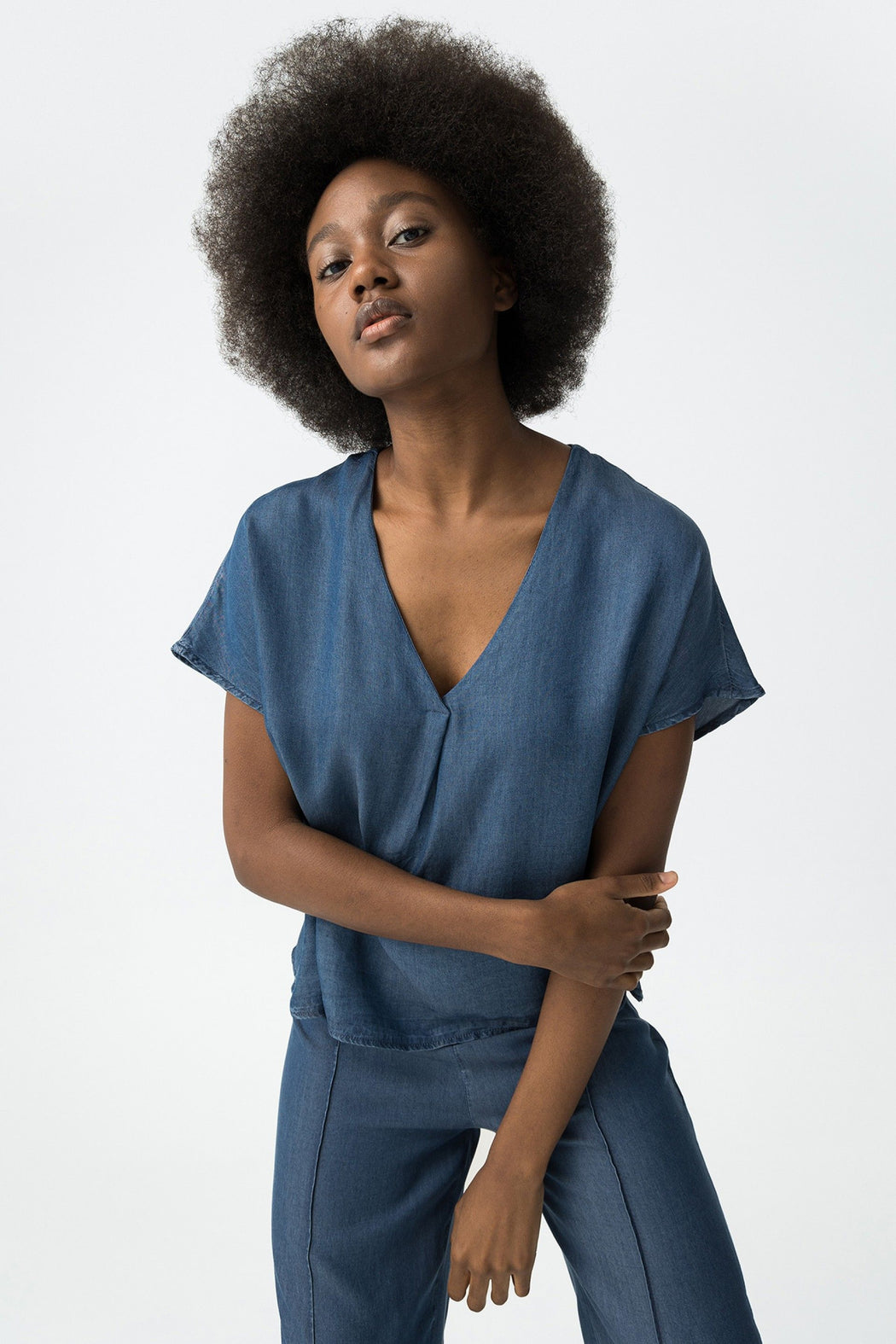 Mara denim top