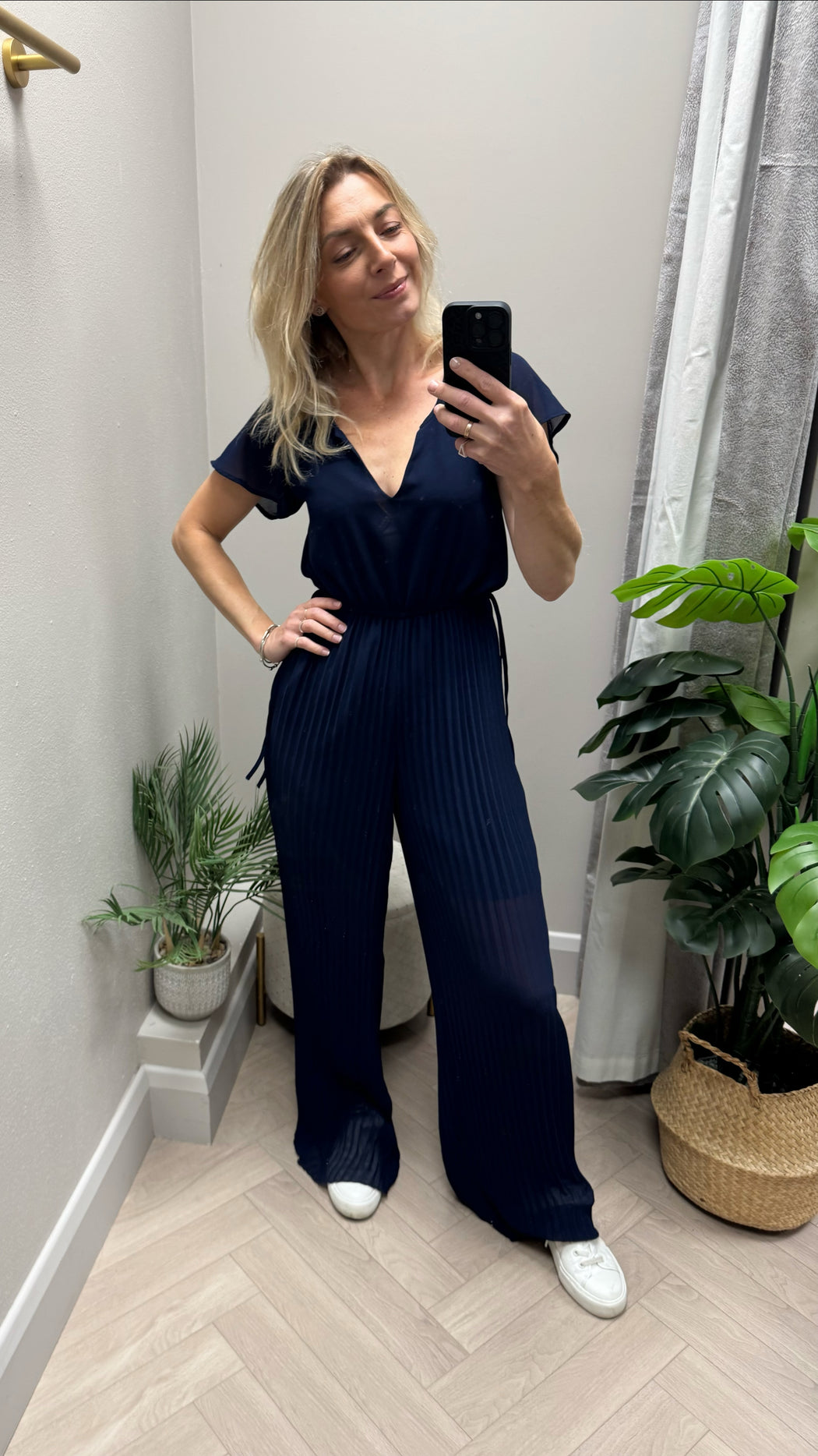 Marilia navy jumpsuit