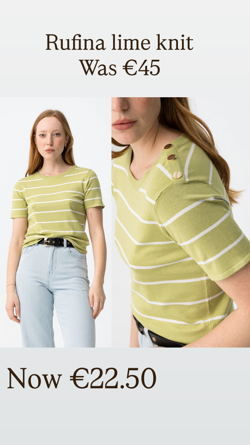 Rufina lime knit