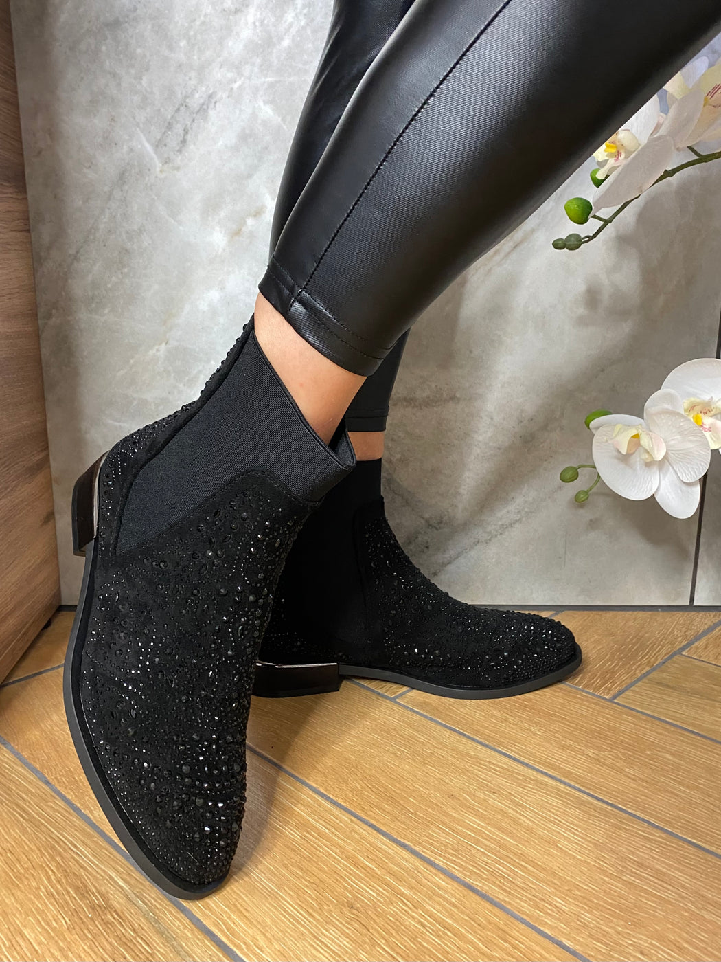 Yuni one ink gems ankle boots