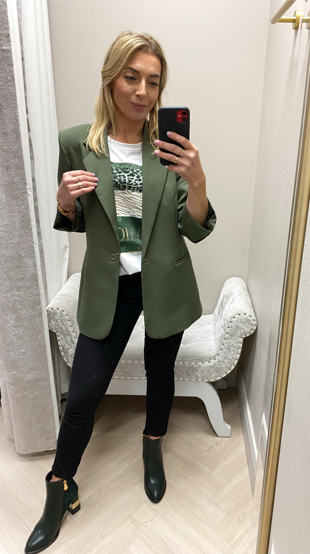 Khaki  Ellie blazer