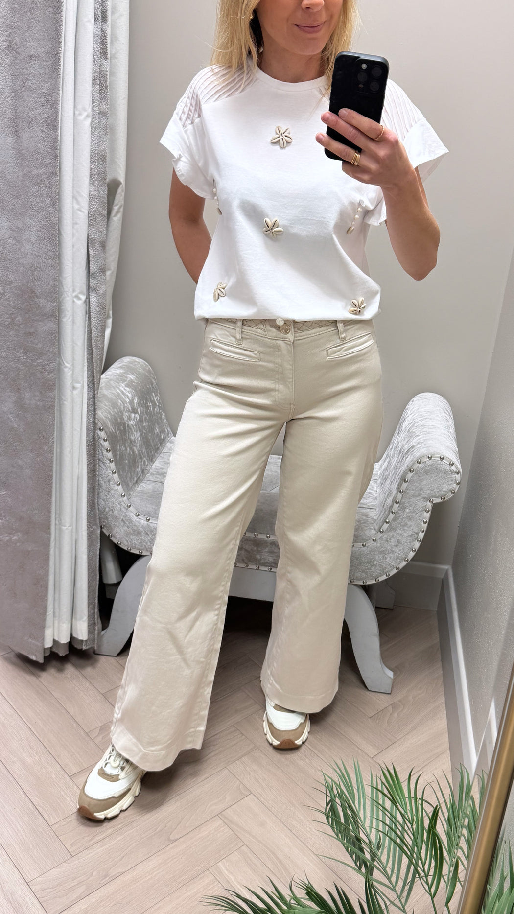 Zoya cream guess cropped jean w6gb15w1886-a115