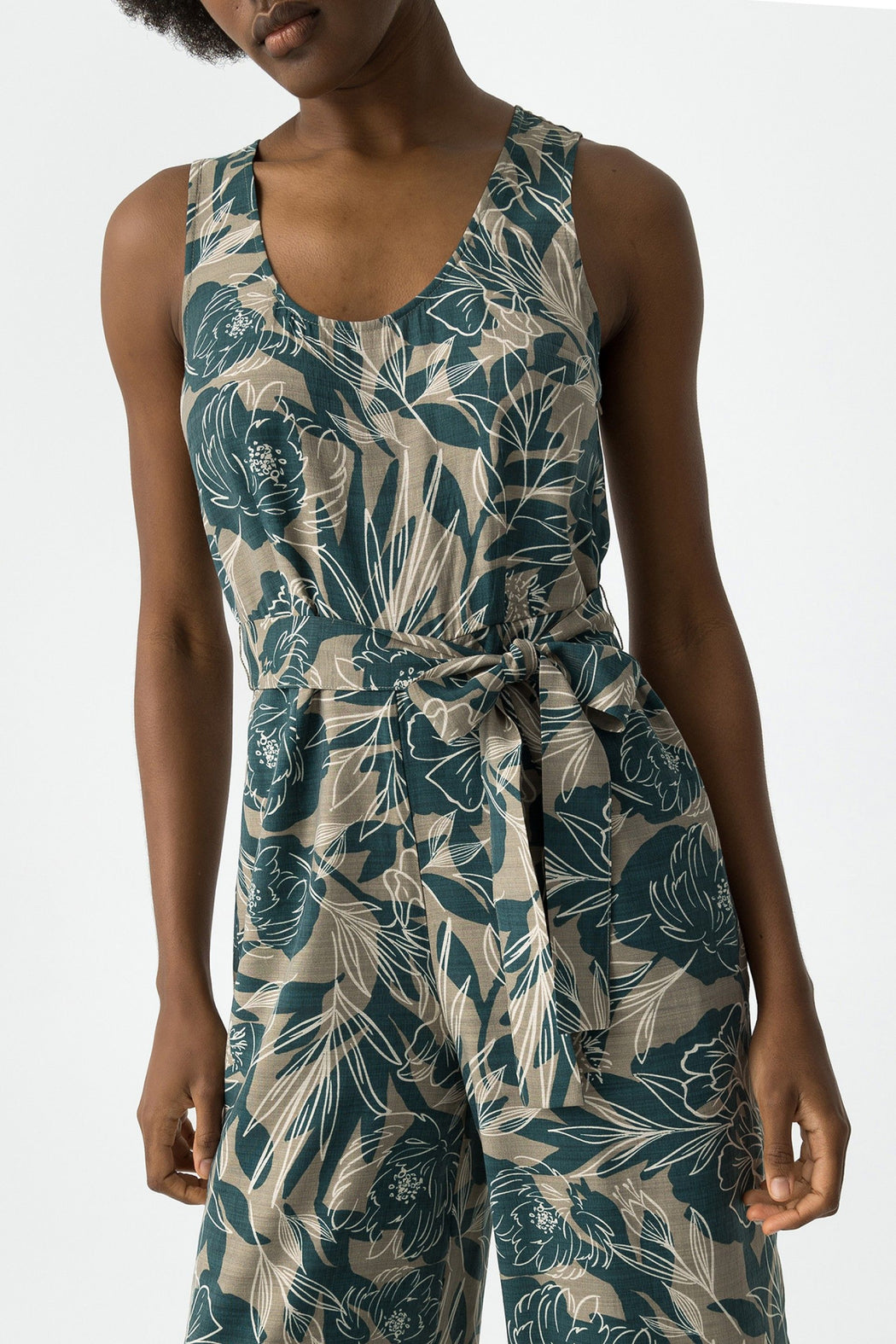 Tabaco green jumpsuit