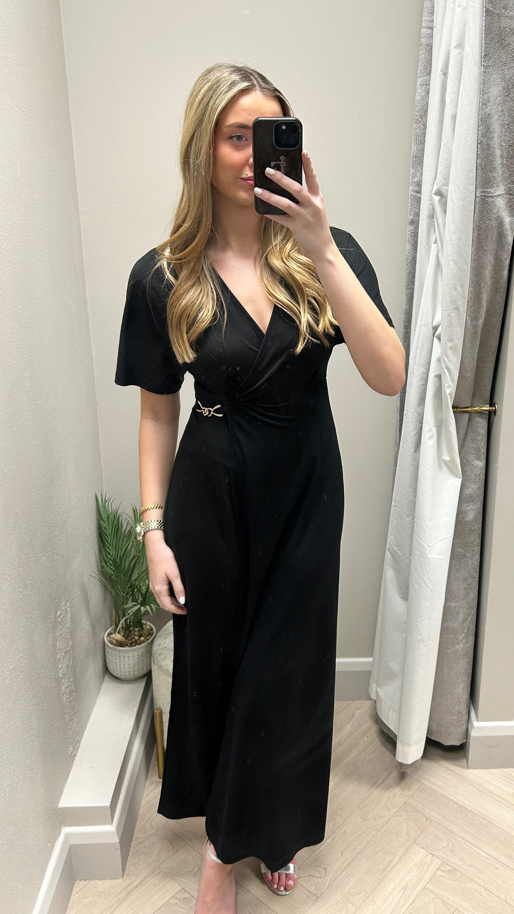 Melany black jumpsuit