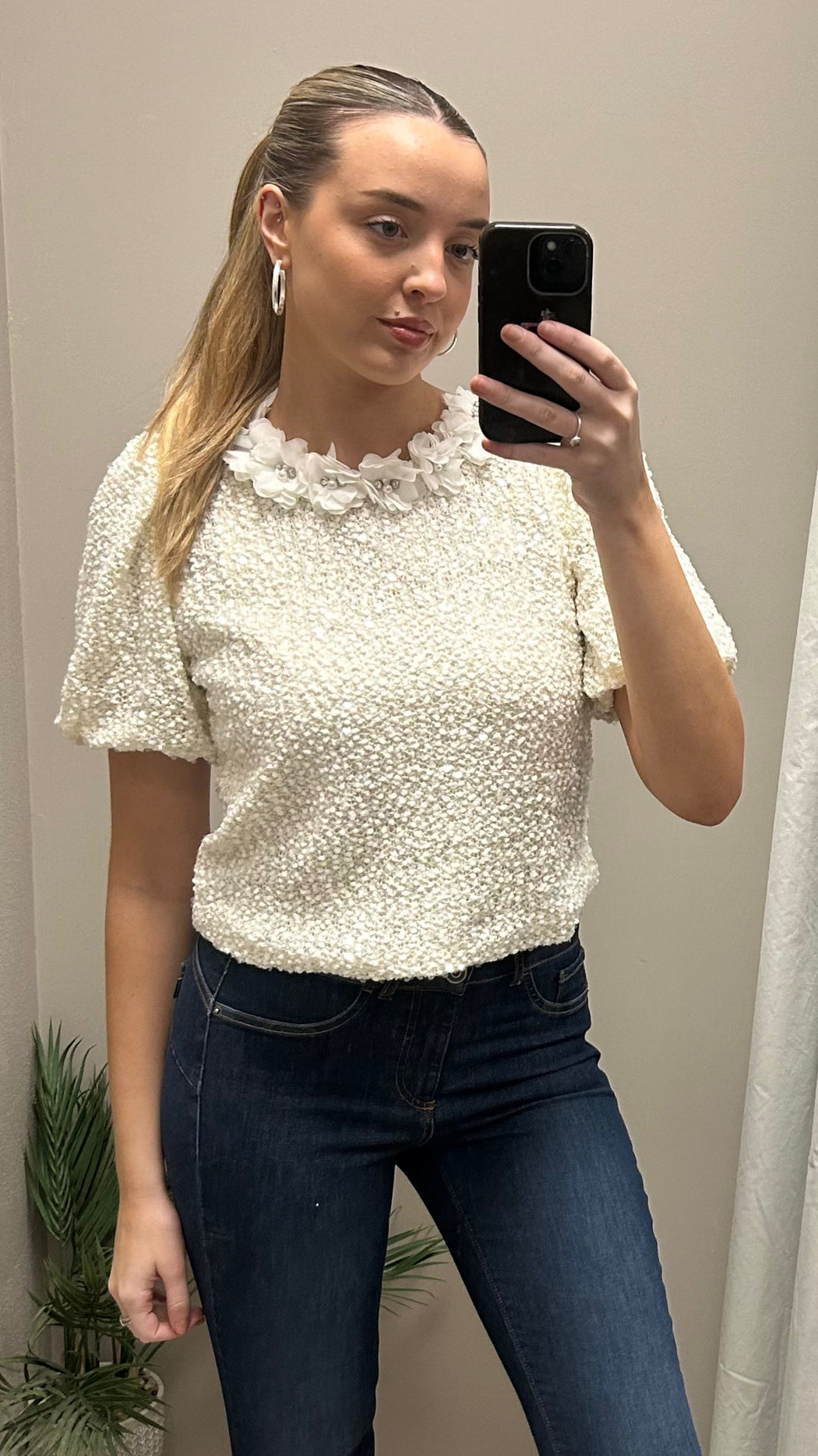 Elli cream top