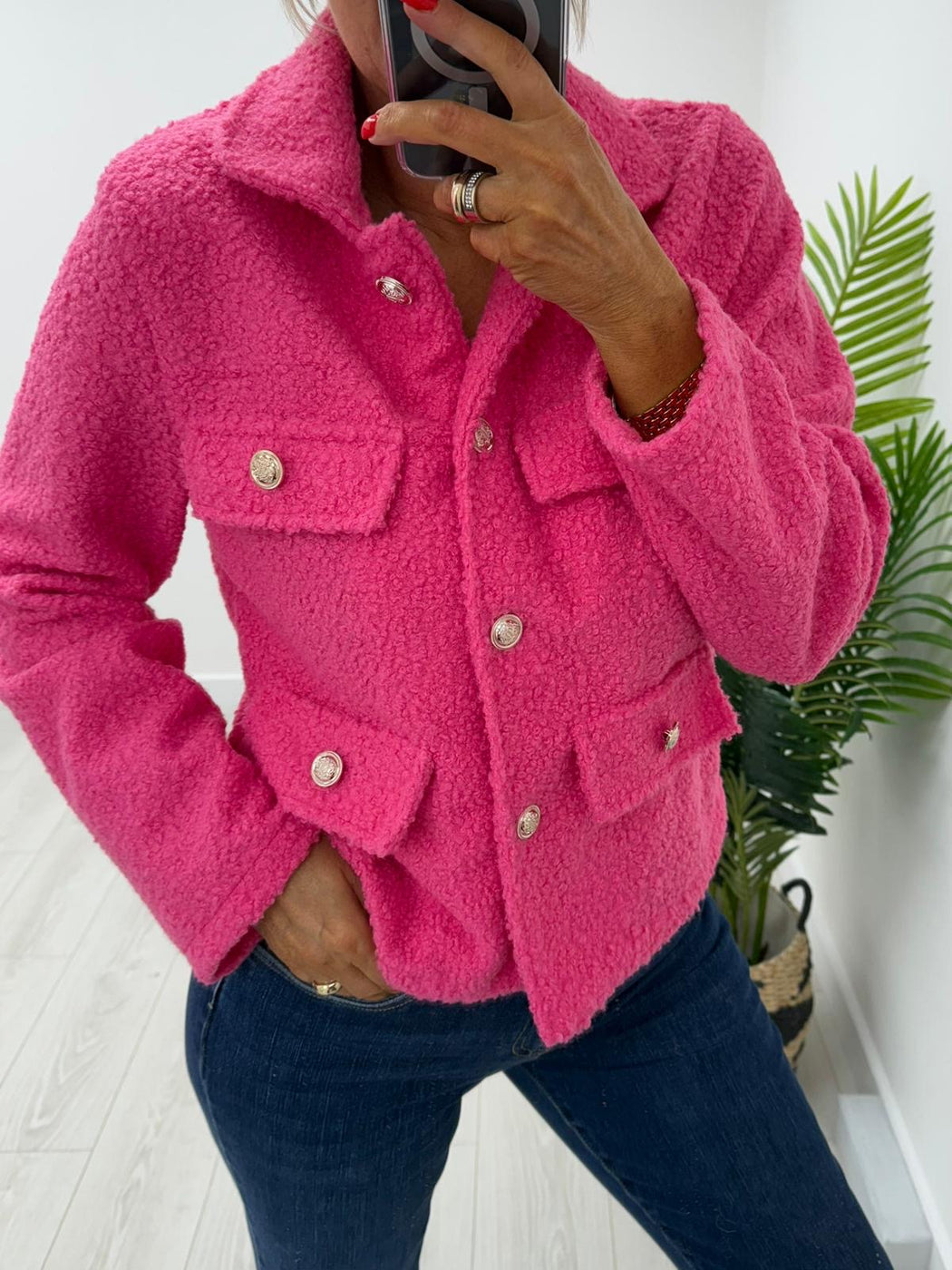 Ariella pink  jacket