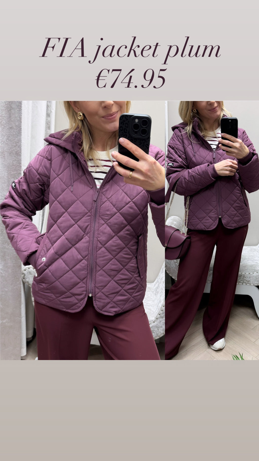 Fia Jacket Plum