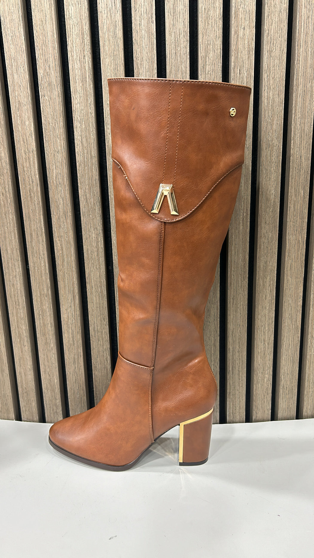 Haffar one driftwood knee high boots