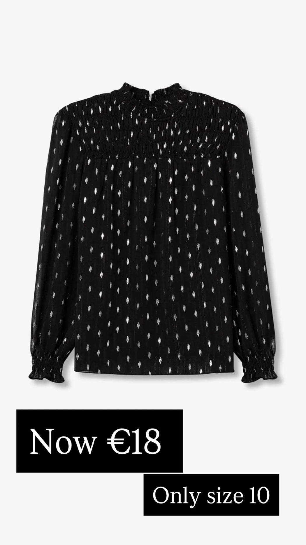 Fernanda black blouse