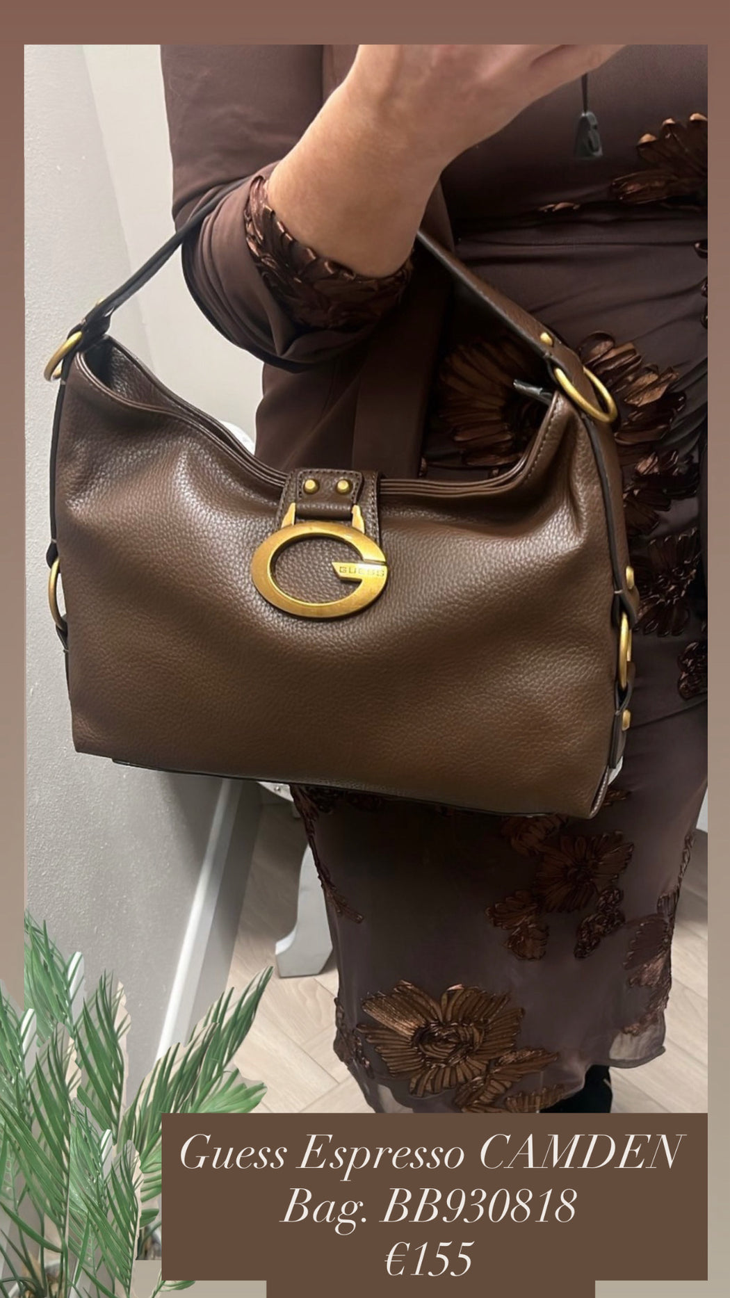 Guess Espresso CAMDEN Bag. BB930818