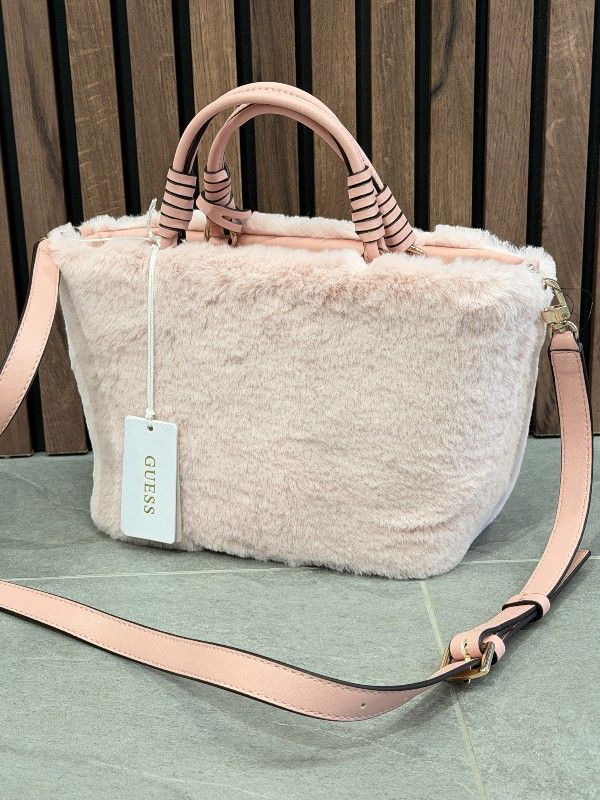 Guess pink rhinestone shaida bag we814322