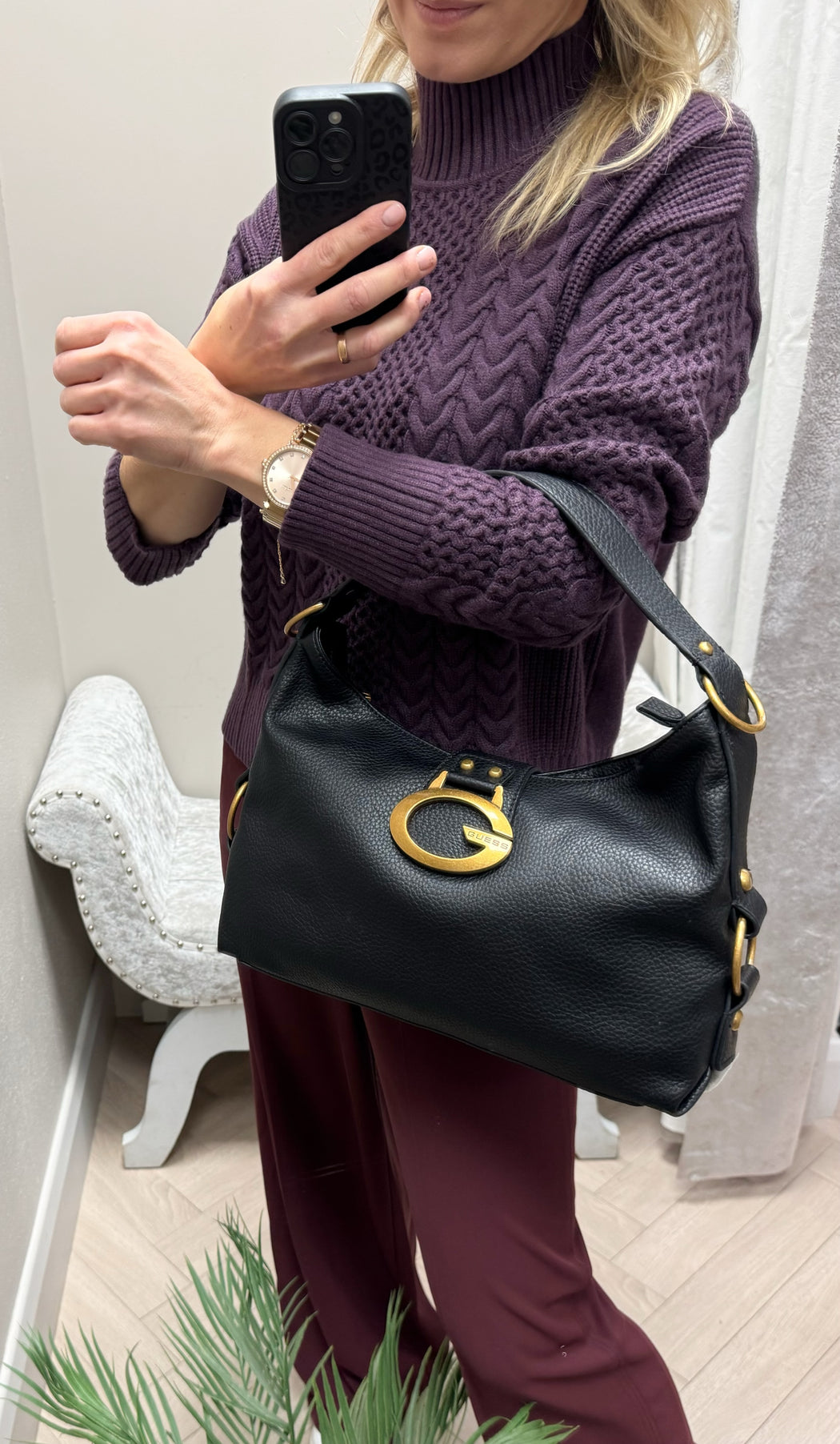 Guess BB930818 BLACK CAMDEN bag