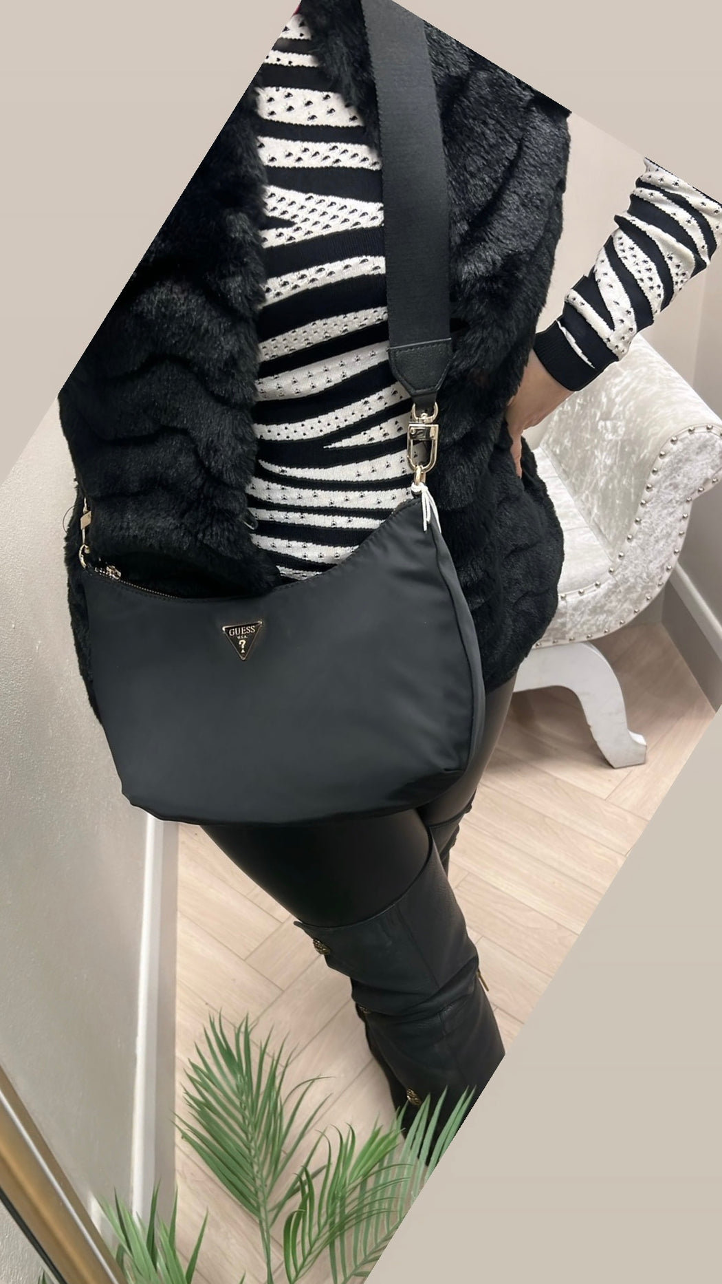 Guess eco gemma hobo shoulder bag EYG839501