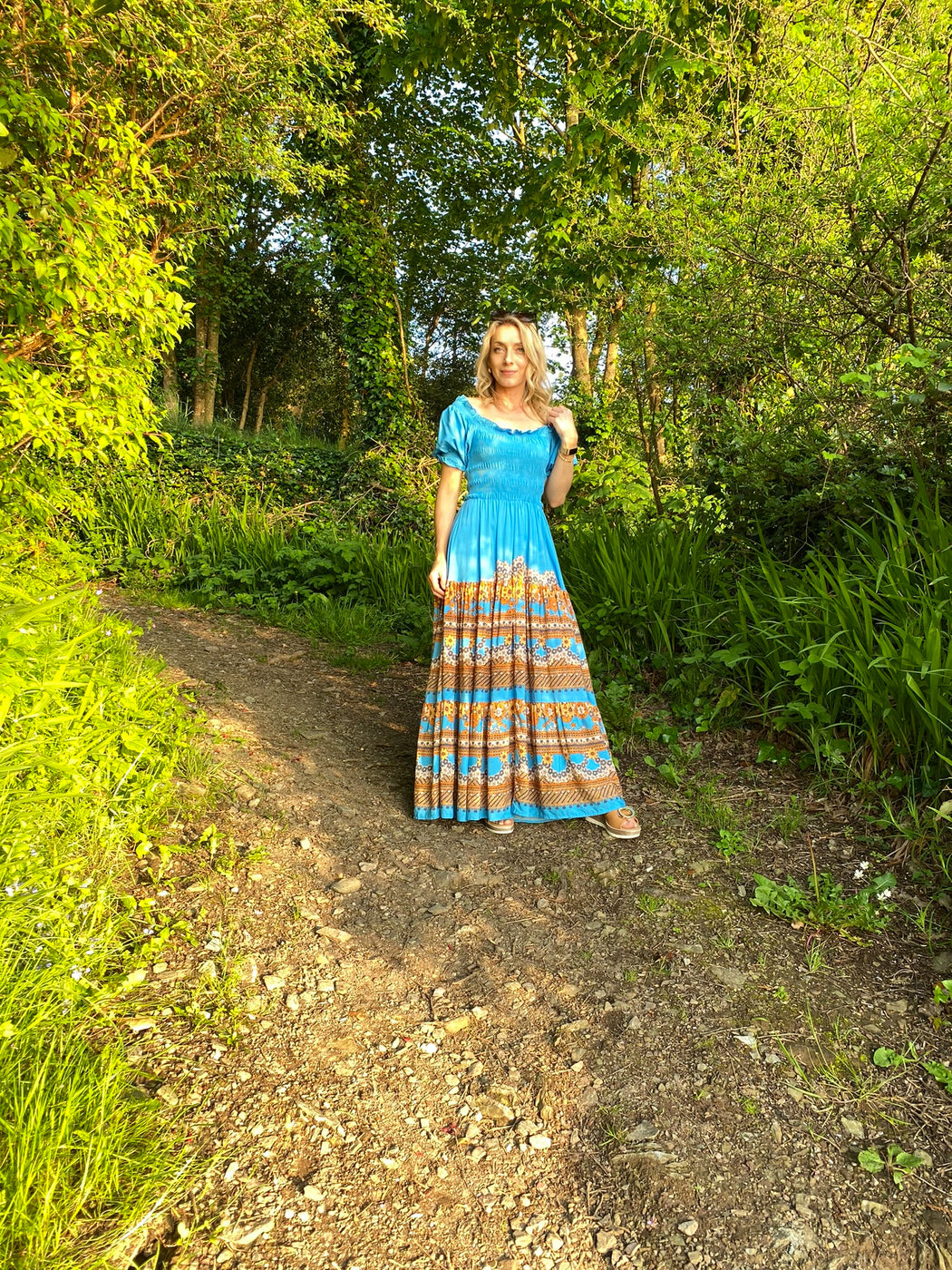 Ginerva print Claudette maxi