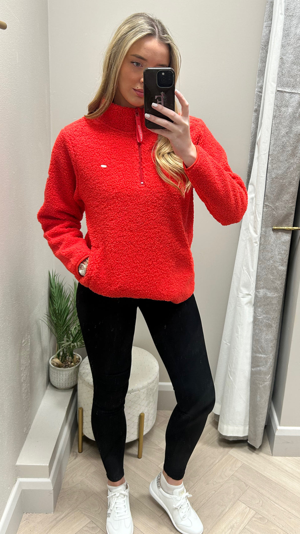 April Half Zip Tomato