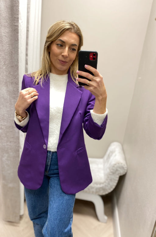 Purple Ellie blazer