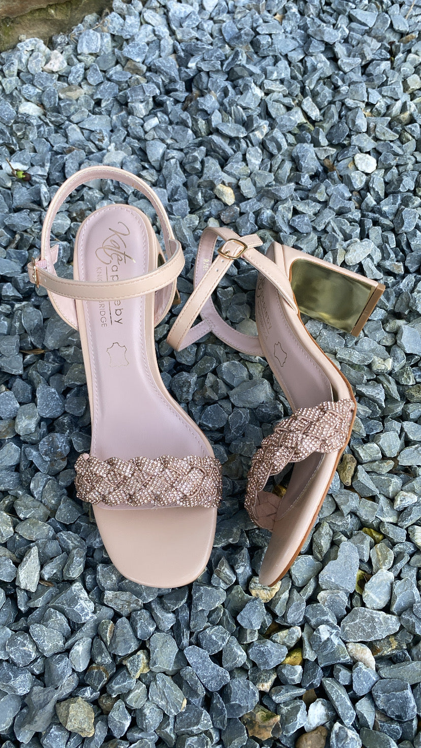 Ingleby rose gold heels