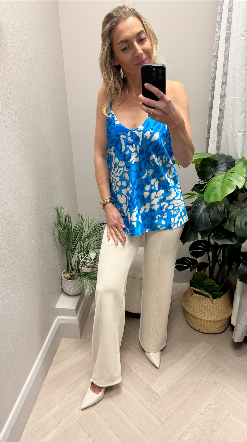 Sidney blue cami top