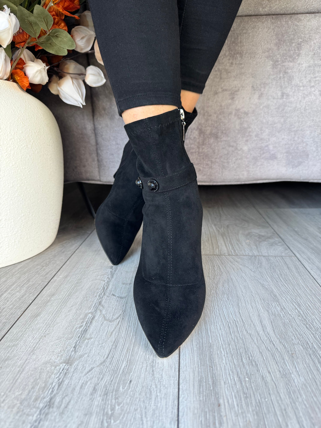 Tranmine schwarz black boots