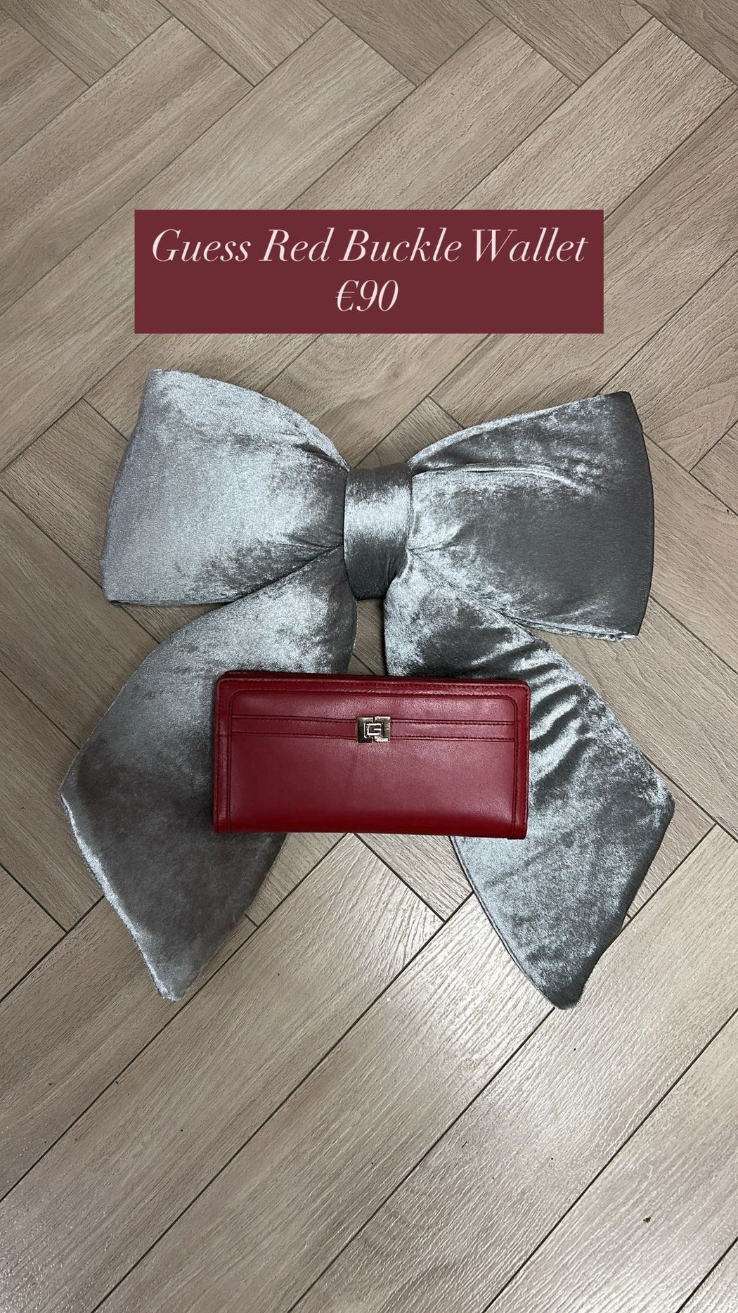 RW1718P5101 Guess Red Buckle Wallet