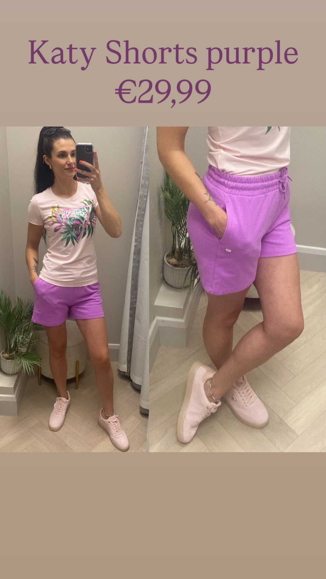 Katy Shorts purple