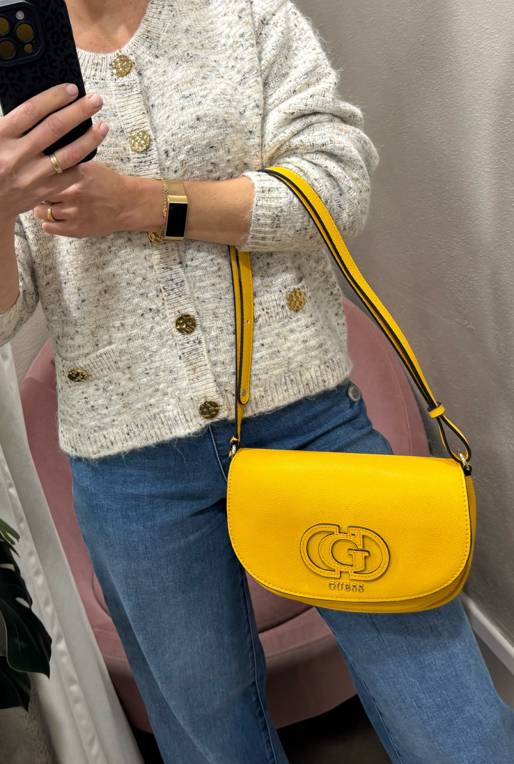 Guess Marigold mustard CALEBRA Bag BG953621
