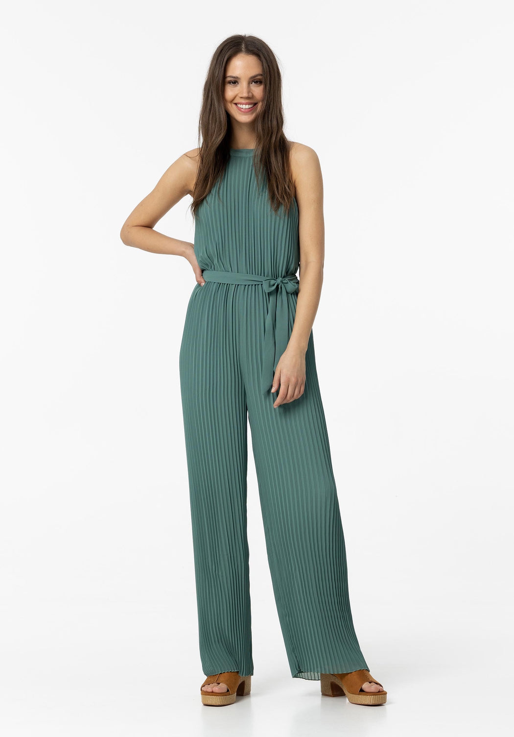 Fredi green jumpsuit