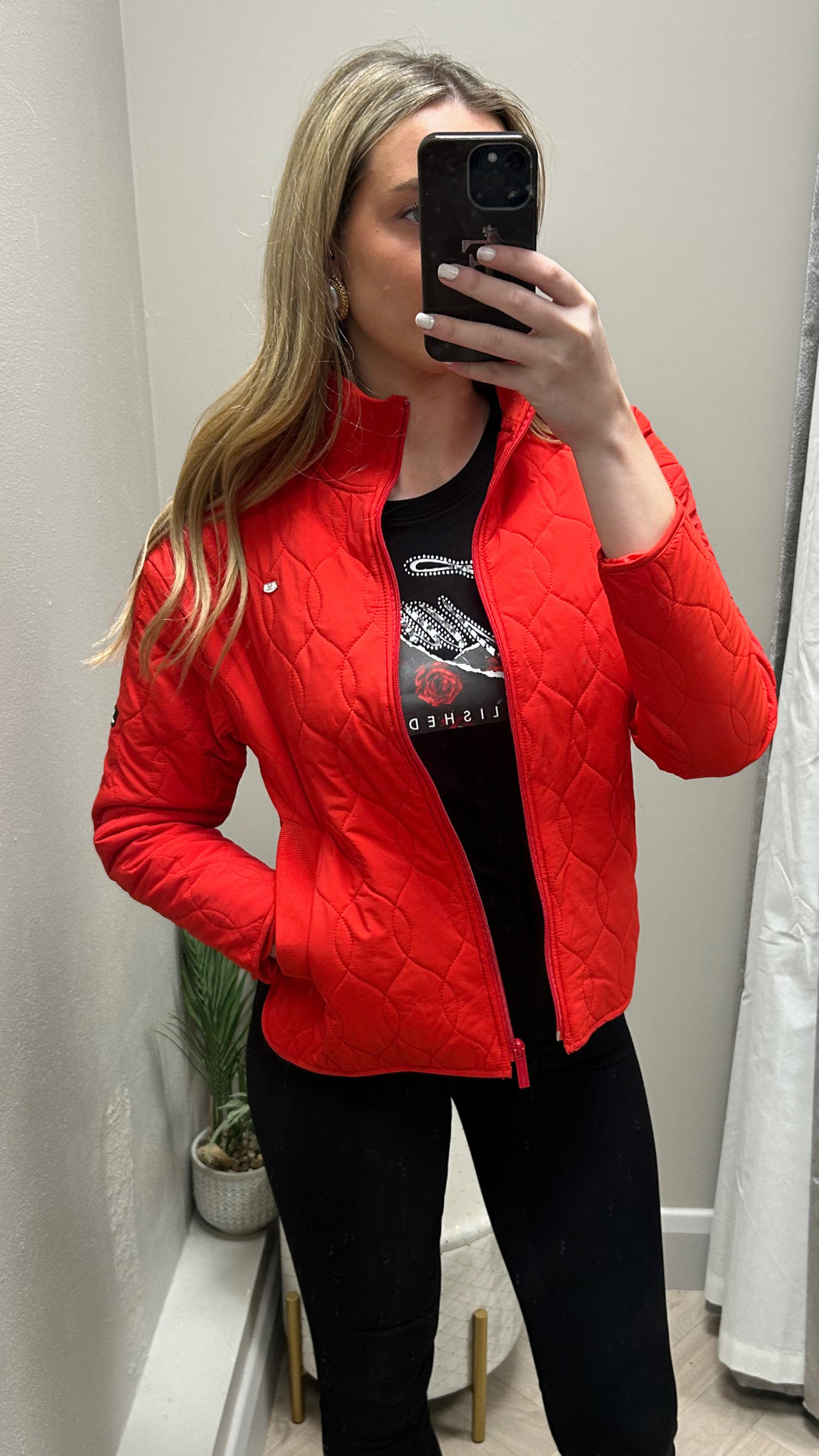 Aine Jacket Tomato red