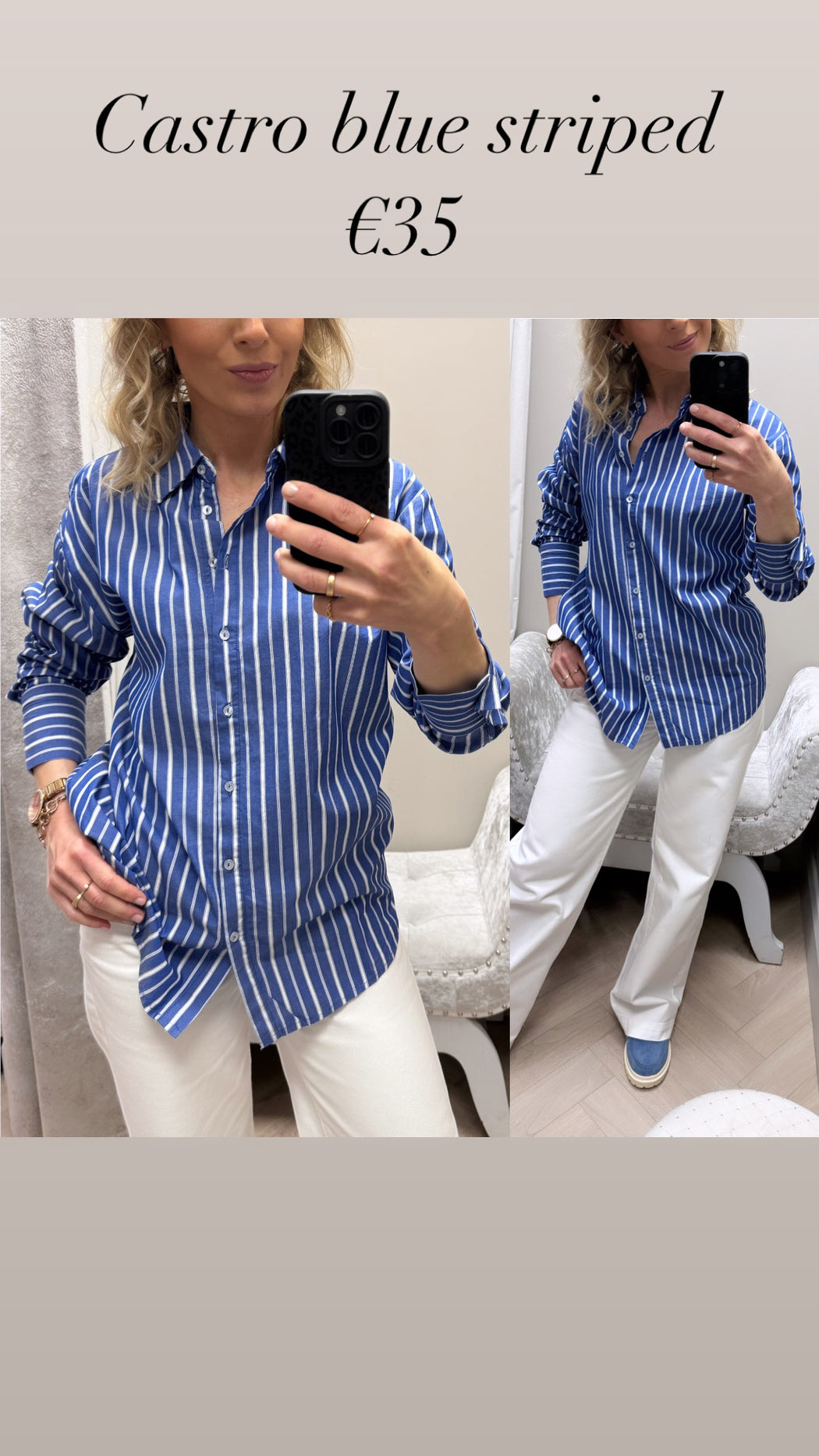 Castro blue striped