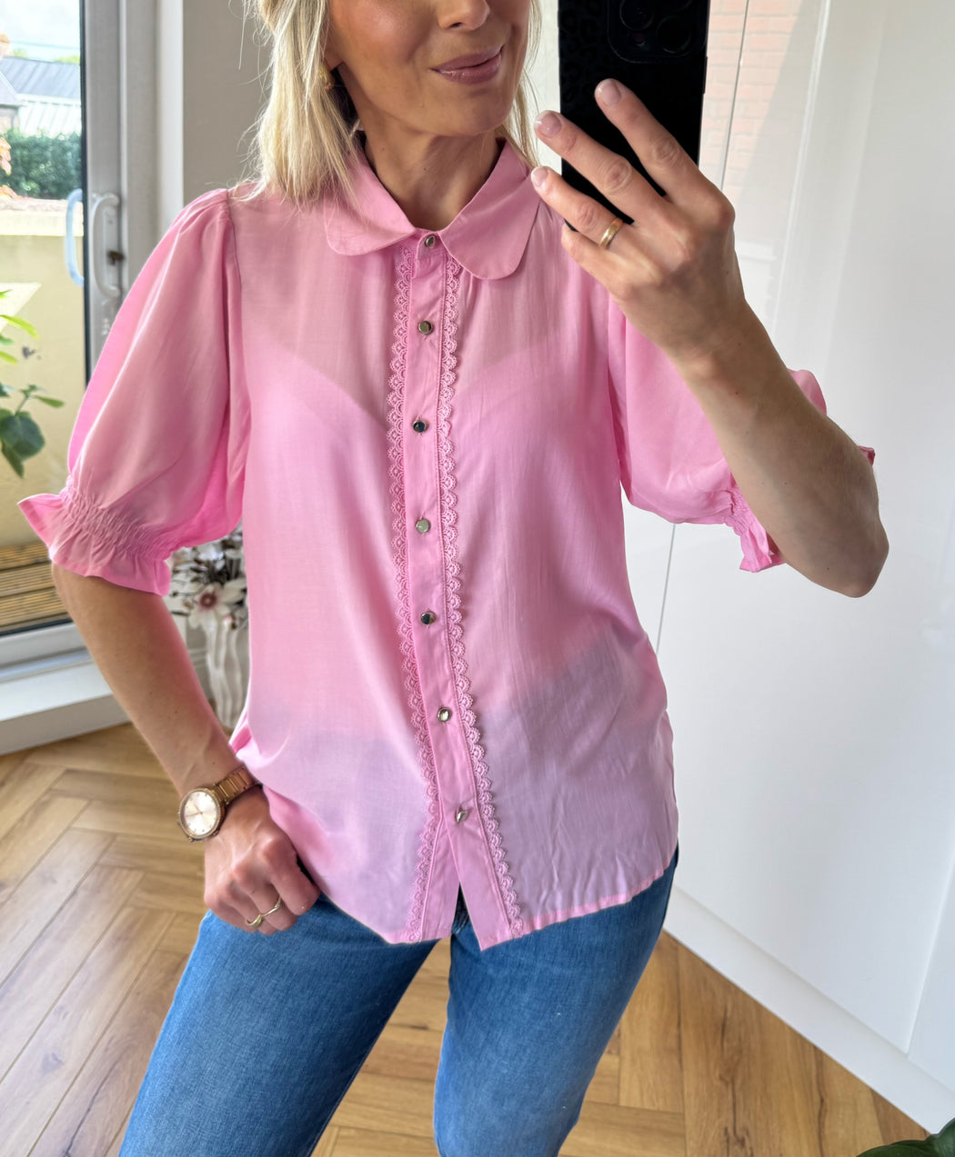 Gabrielle shirt pink