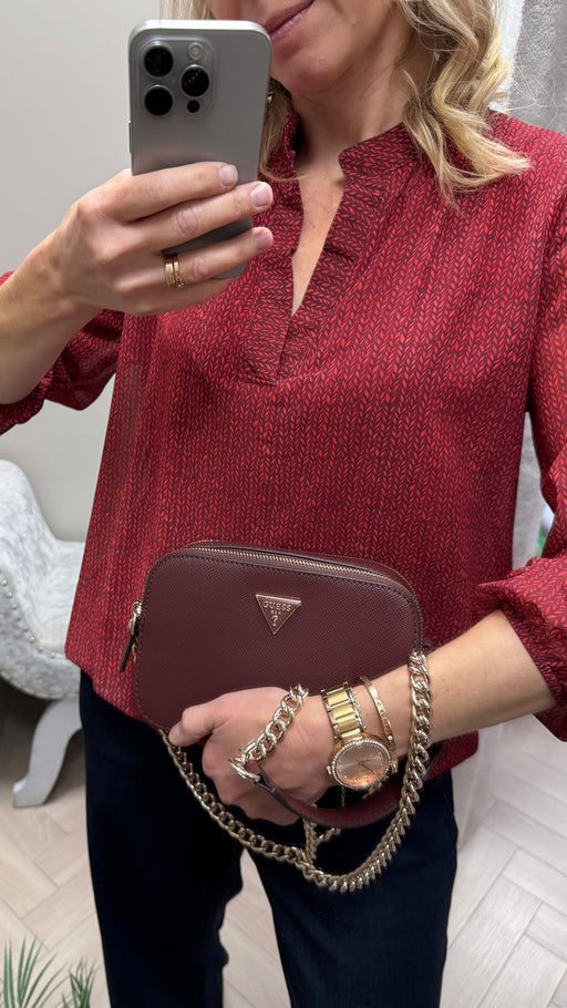 Guess Noelle burgundy bag zg967214