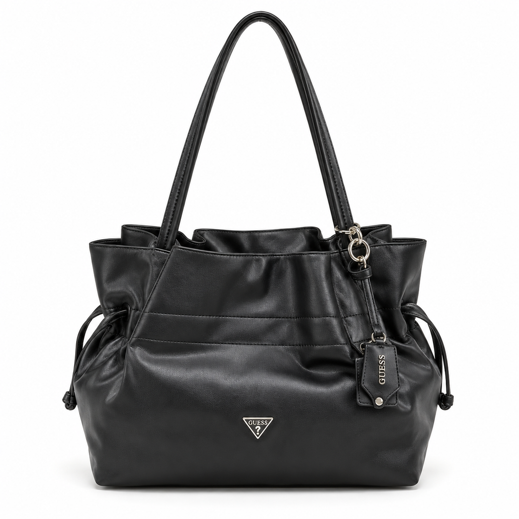 Guess black karima tote bag ng224923