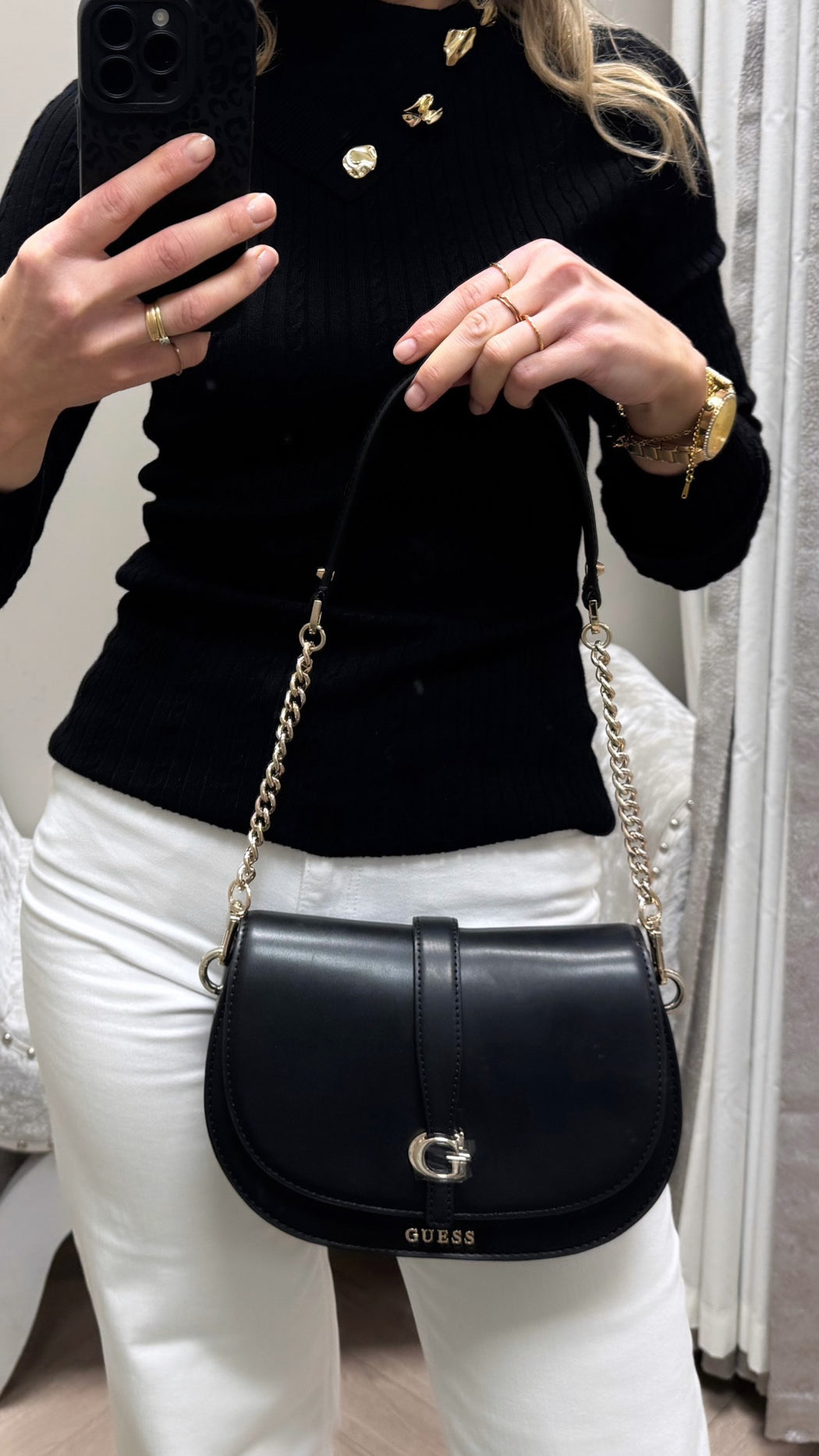 Guess Carrie black bag VG989620