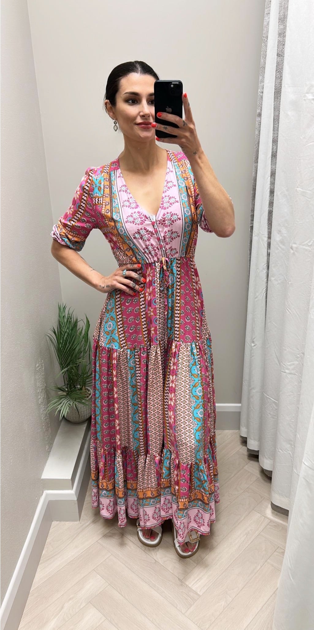 Cedella print Olivia maxi
