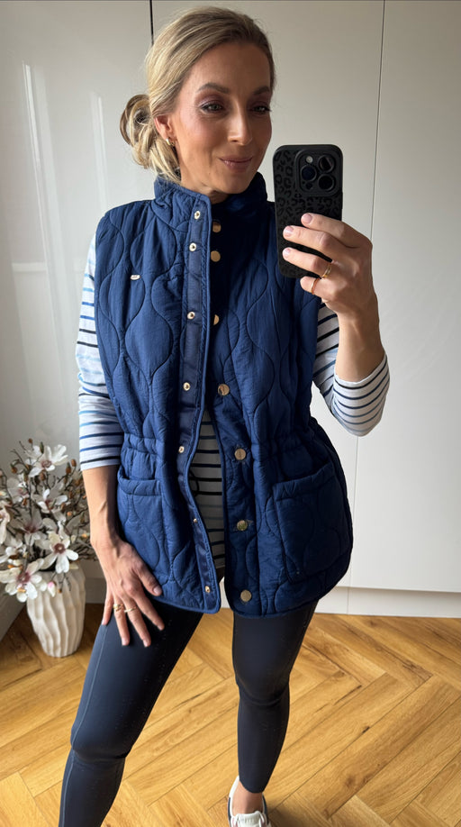 Mandy Gilet Blue