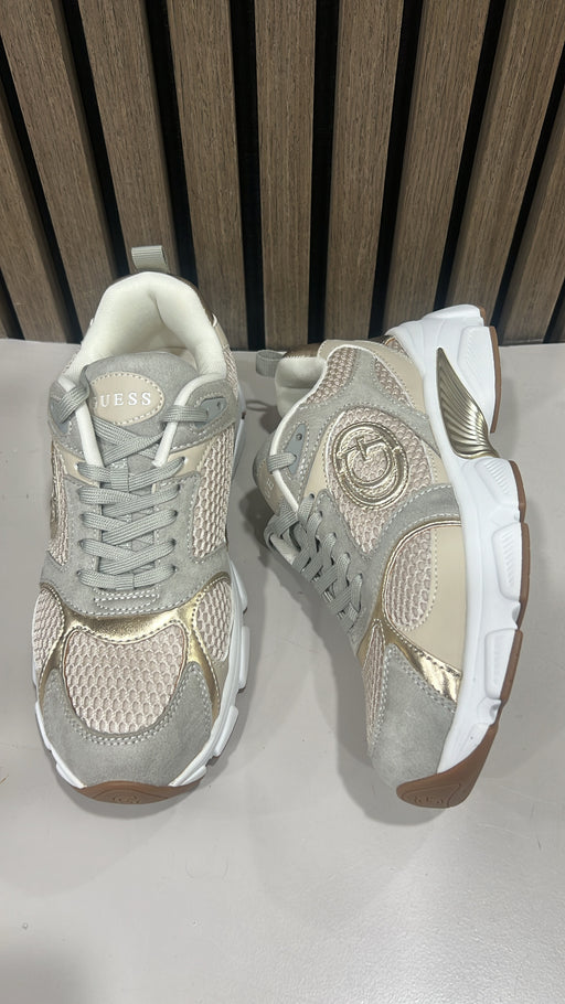Guess ibitha  sage/gold sneaker  flfi3besu12