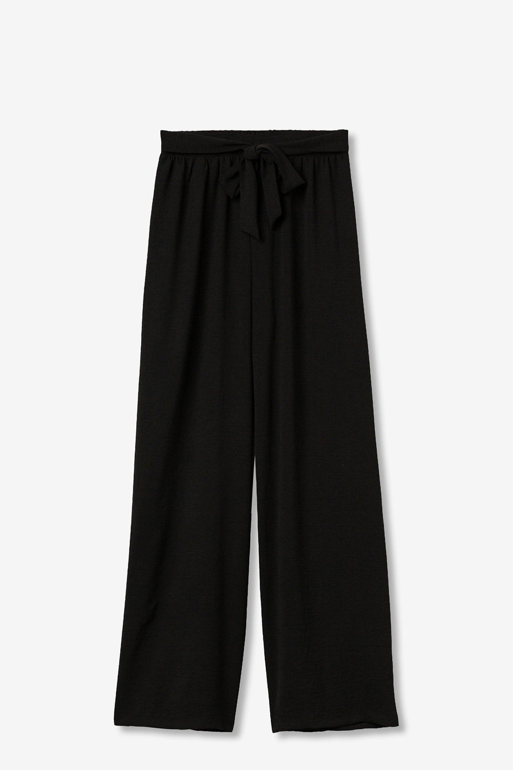Daley black wide leg trousers