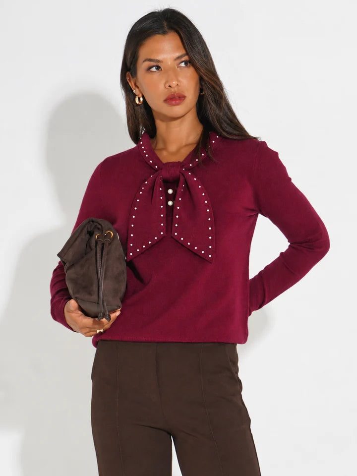 Plum Presley knit top