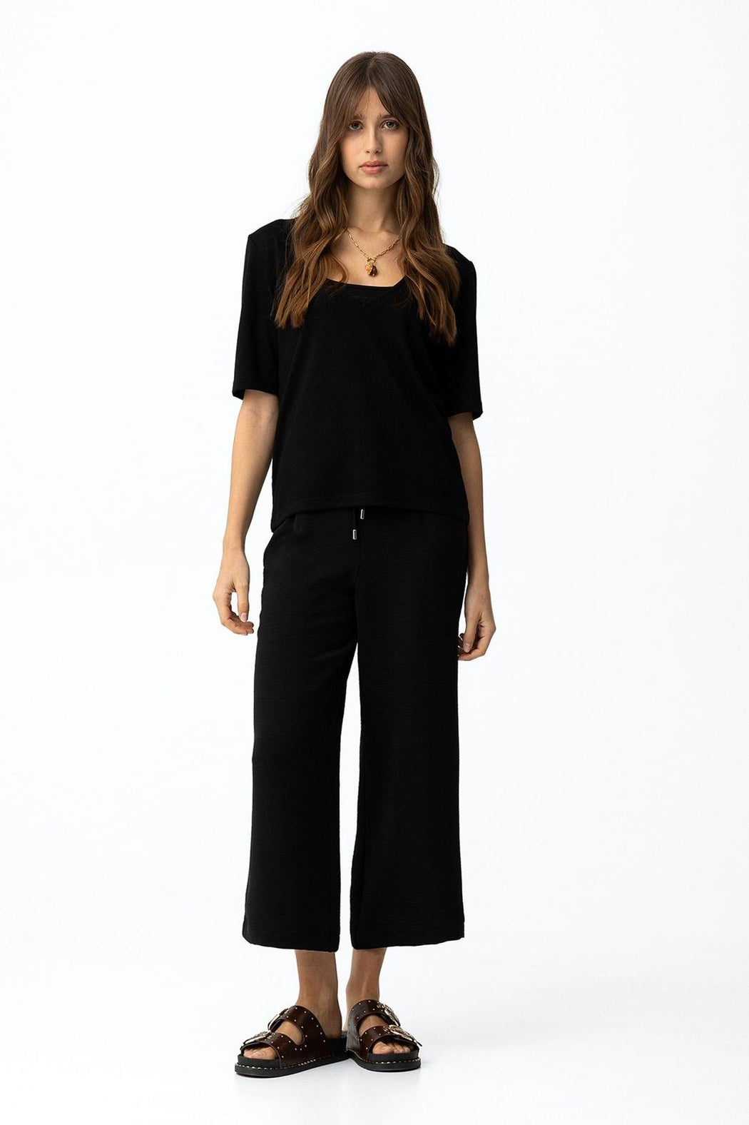 Francesca black trousers