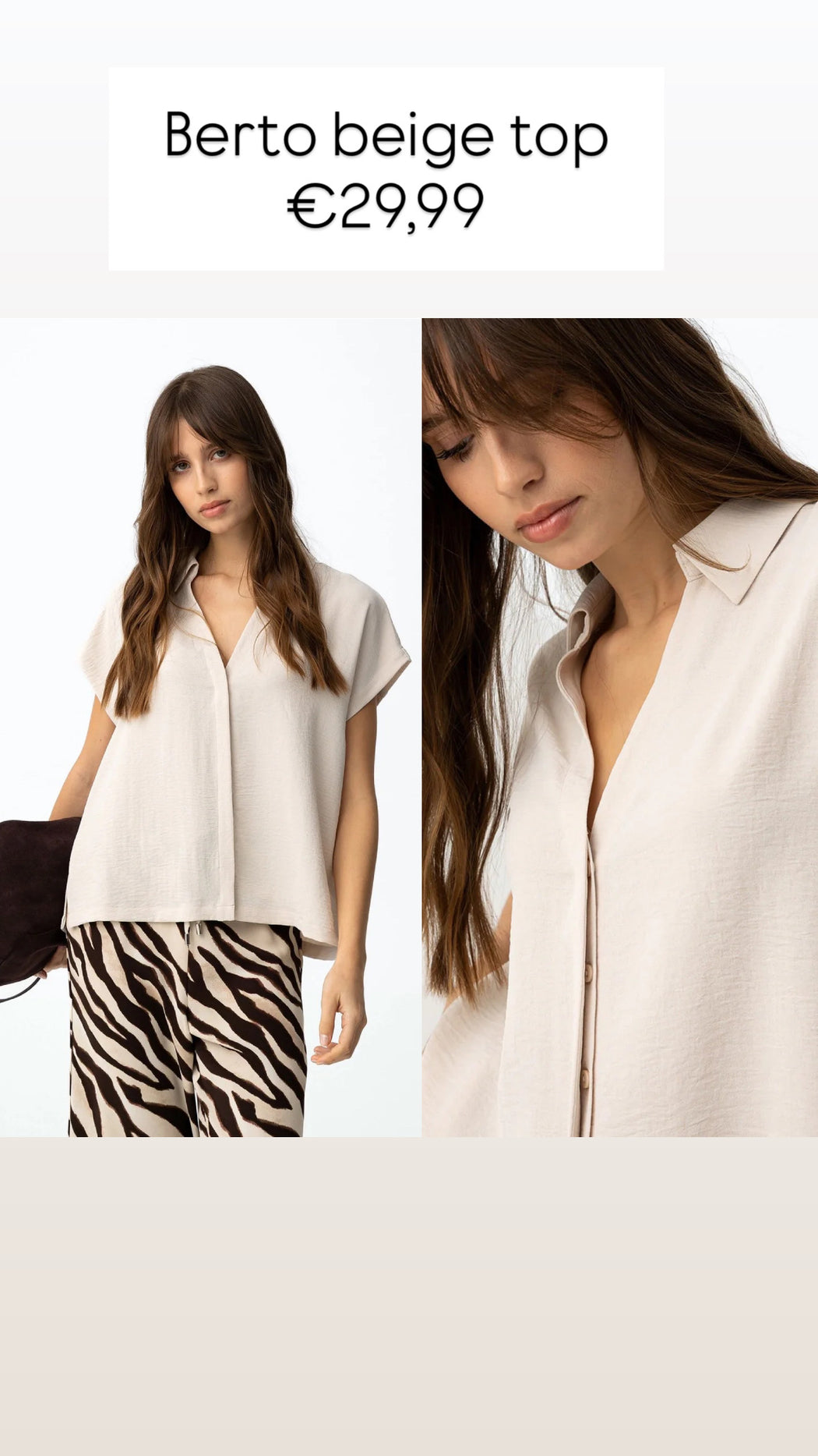 Berto beige top