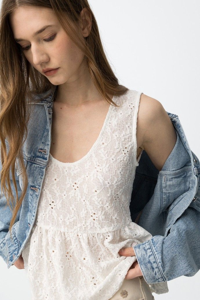 Lunala  winter white round neck top