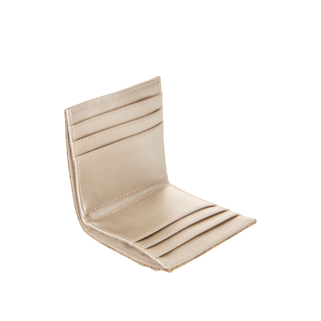 Guess latte logo laurel mini wallet