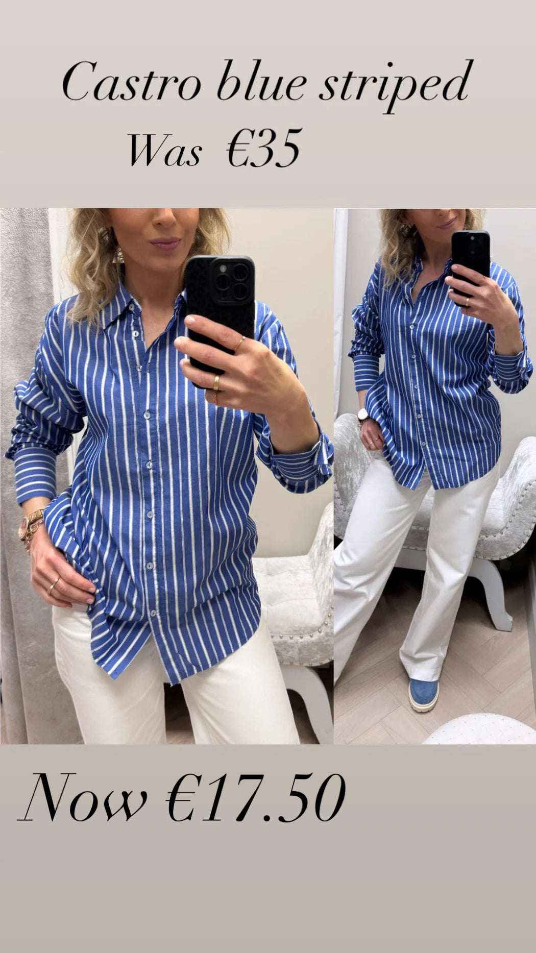 Castro blue striped
