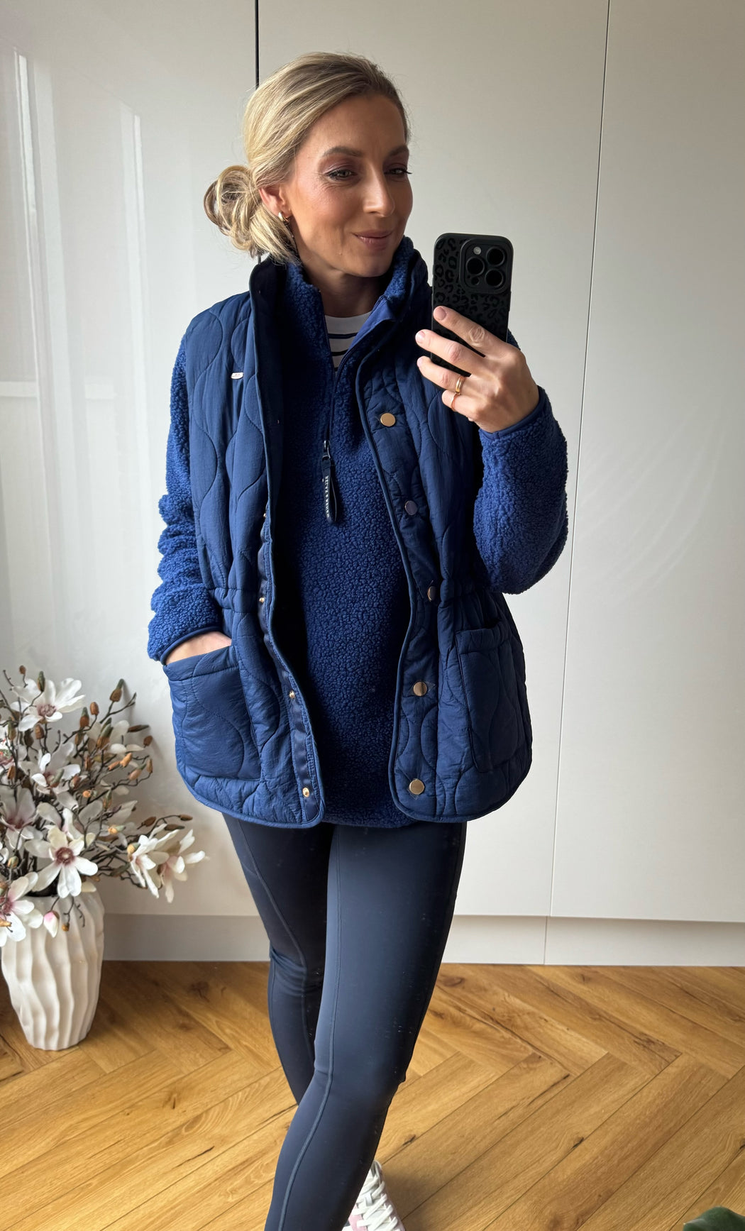 Julia Half Zip Blue