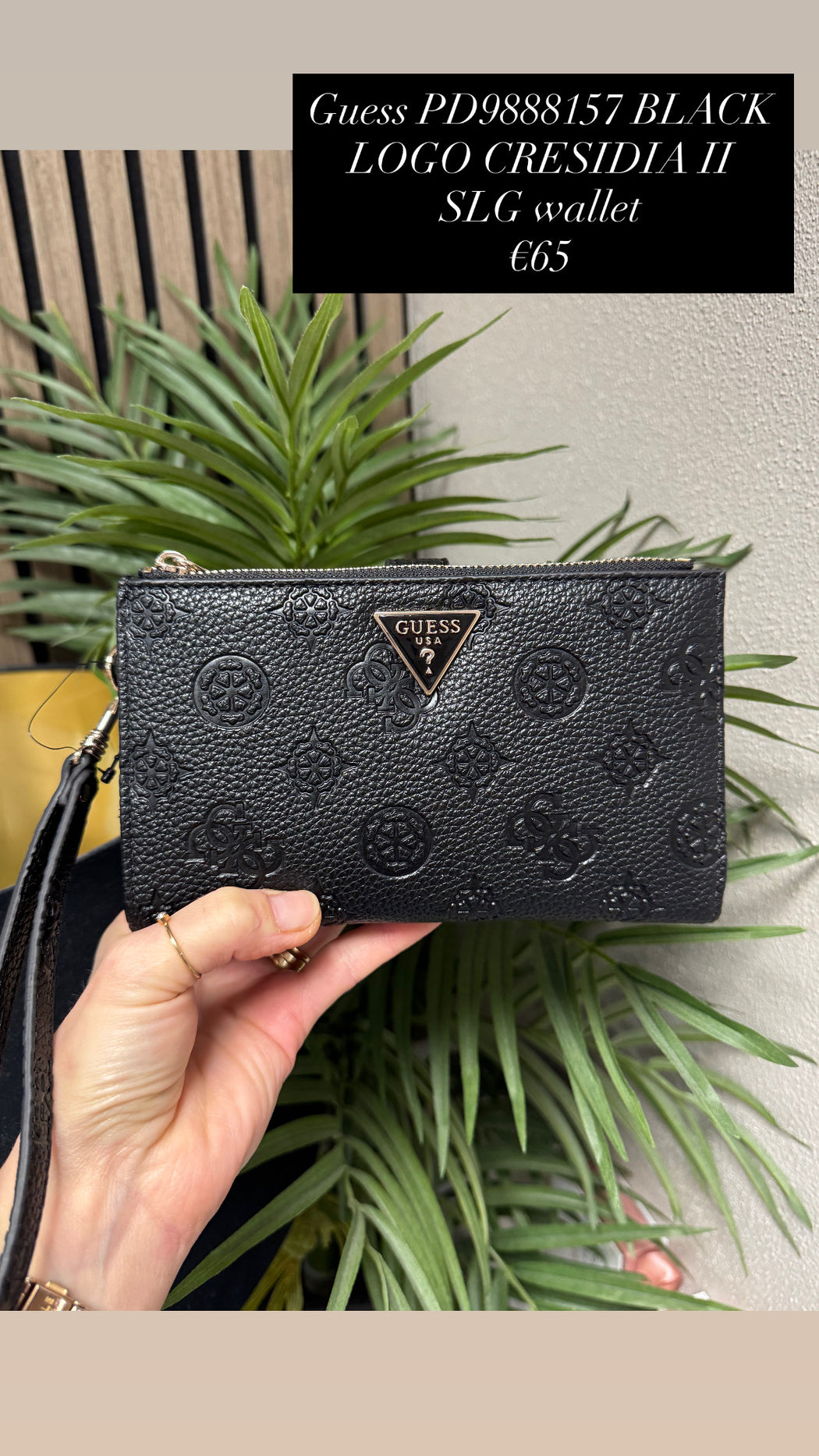 Guess PD9888157 BLACK LOGO
CRESIDIA II SLG wallet